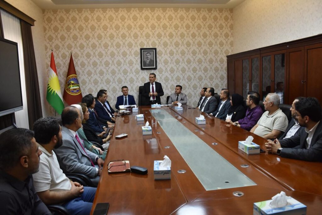President of Salahaddin University Meets with staff of College of Law and Political Sciences